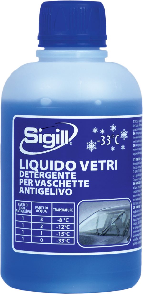 Concentrated antifreeze for windscreen reservoirs