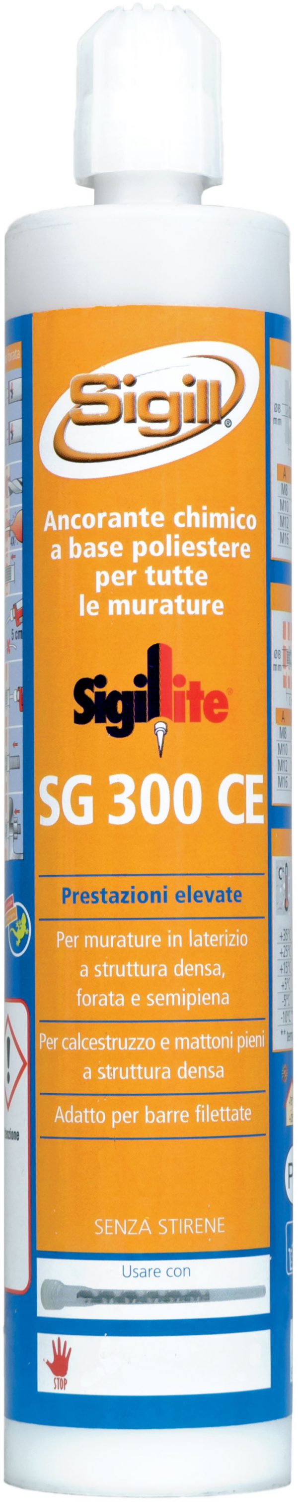 construction sealant. Two-component polyester resin with strong grip, SIGILLITE SG 300 CE